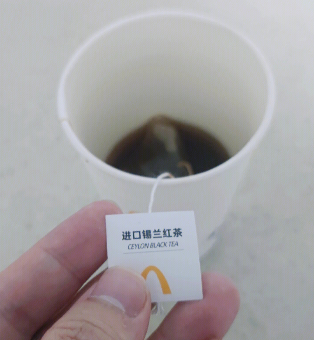 麦当劳锡兰红茶测评图片