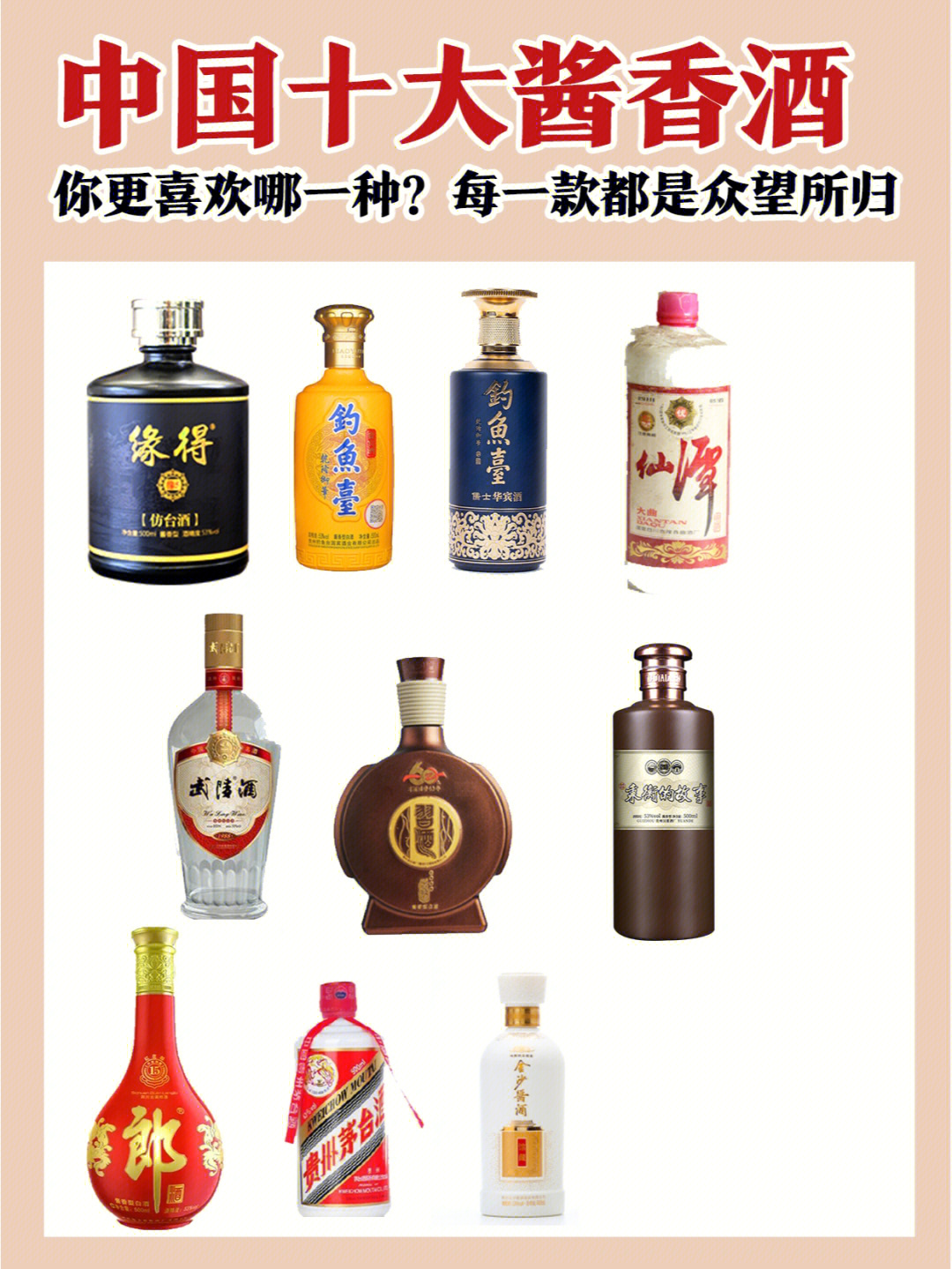中国十一大香型白酒图片