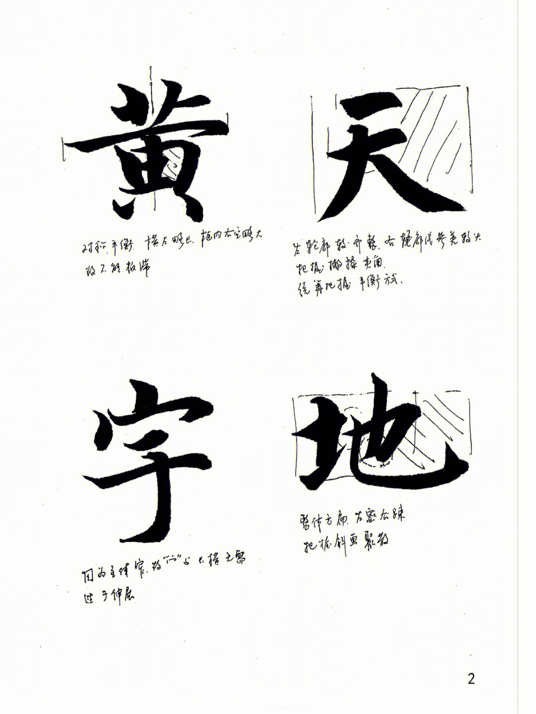 智永千字文教学手稿电子版130页