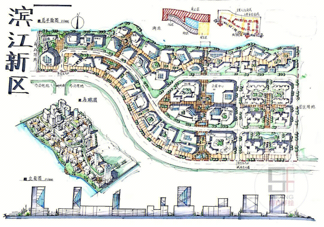 城乡规划旧城更新改造规划快题基础班