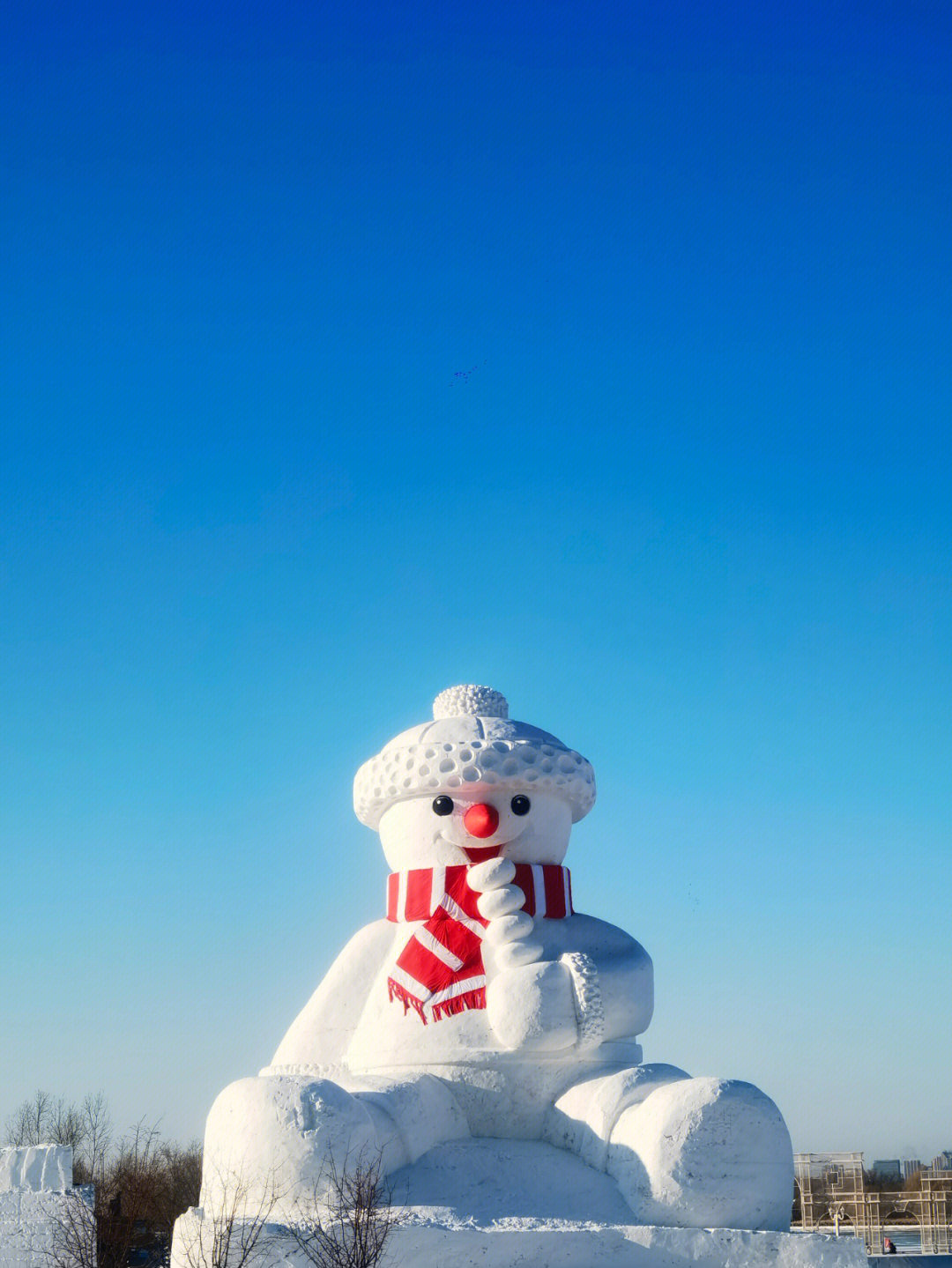 大雪人猛虎图片