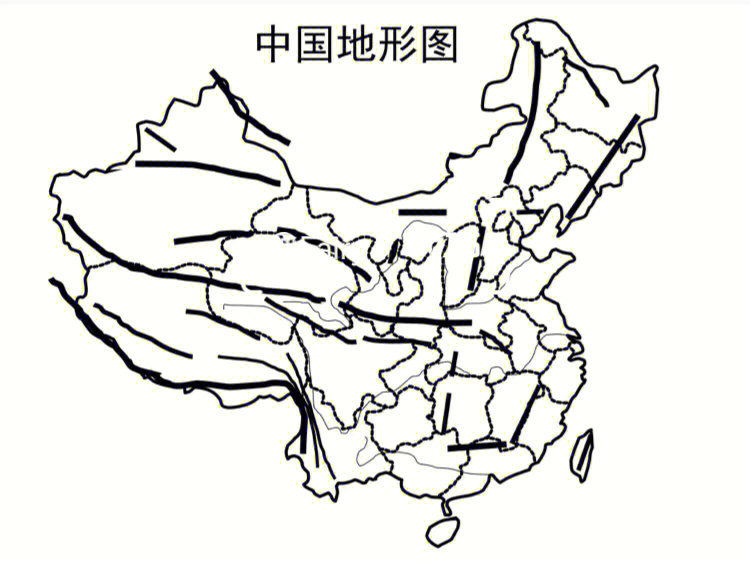 中国轮廓图带经纬度图片
