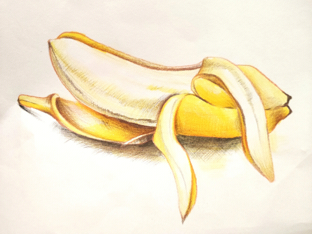 香蕉添画图片