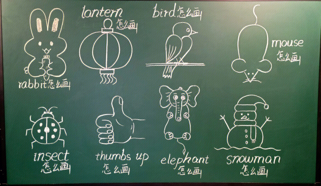 容易上手又可以练习基本功的简笔画集合