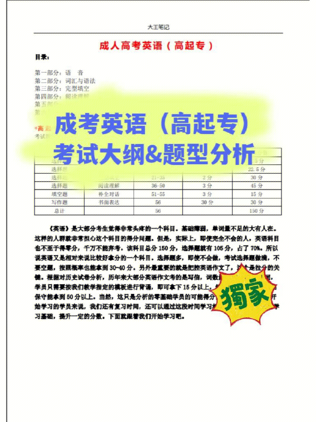 考研题型英语一试卷_考研题型英语时间分配_考研英语一题型