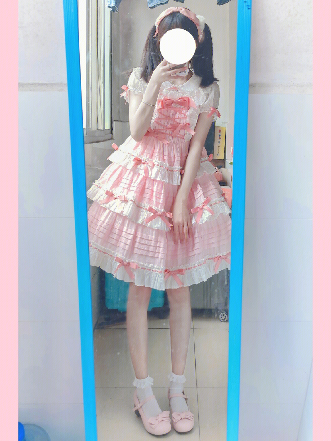 lolita穿搭塔莉jsk163cm43kg