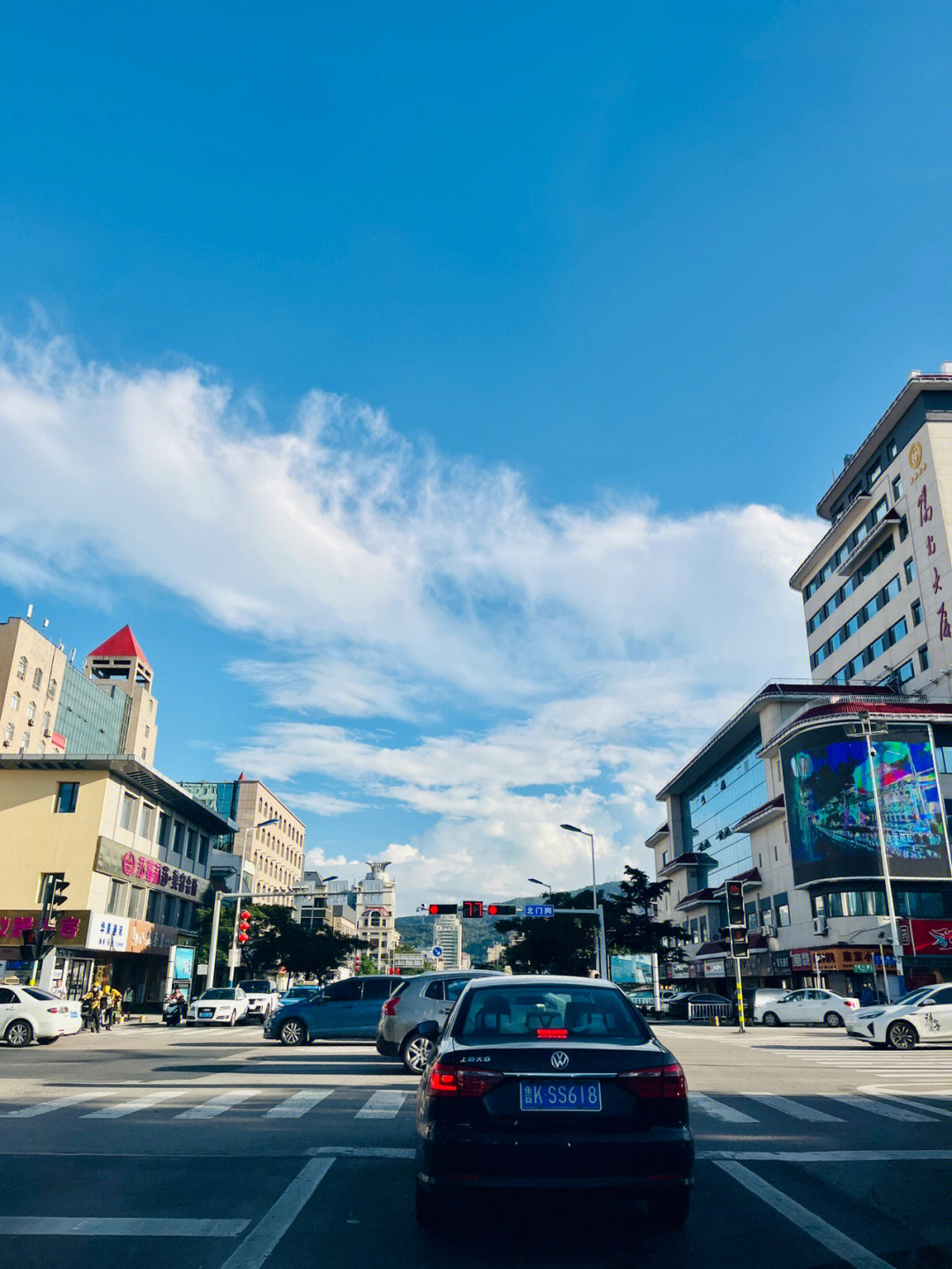 威海街景实拍图片