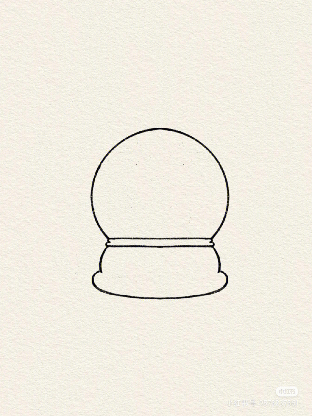 水晶球简笔画简单图片
