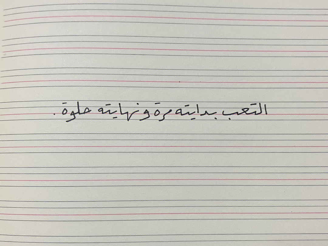 阿拉伯语大家下午好!又是一个美好的周五～今天的谚语是: