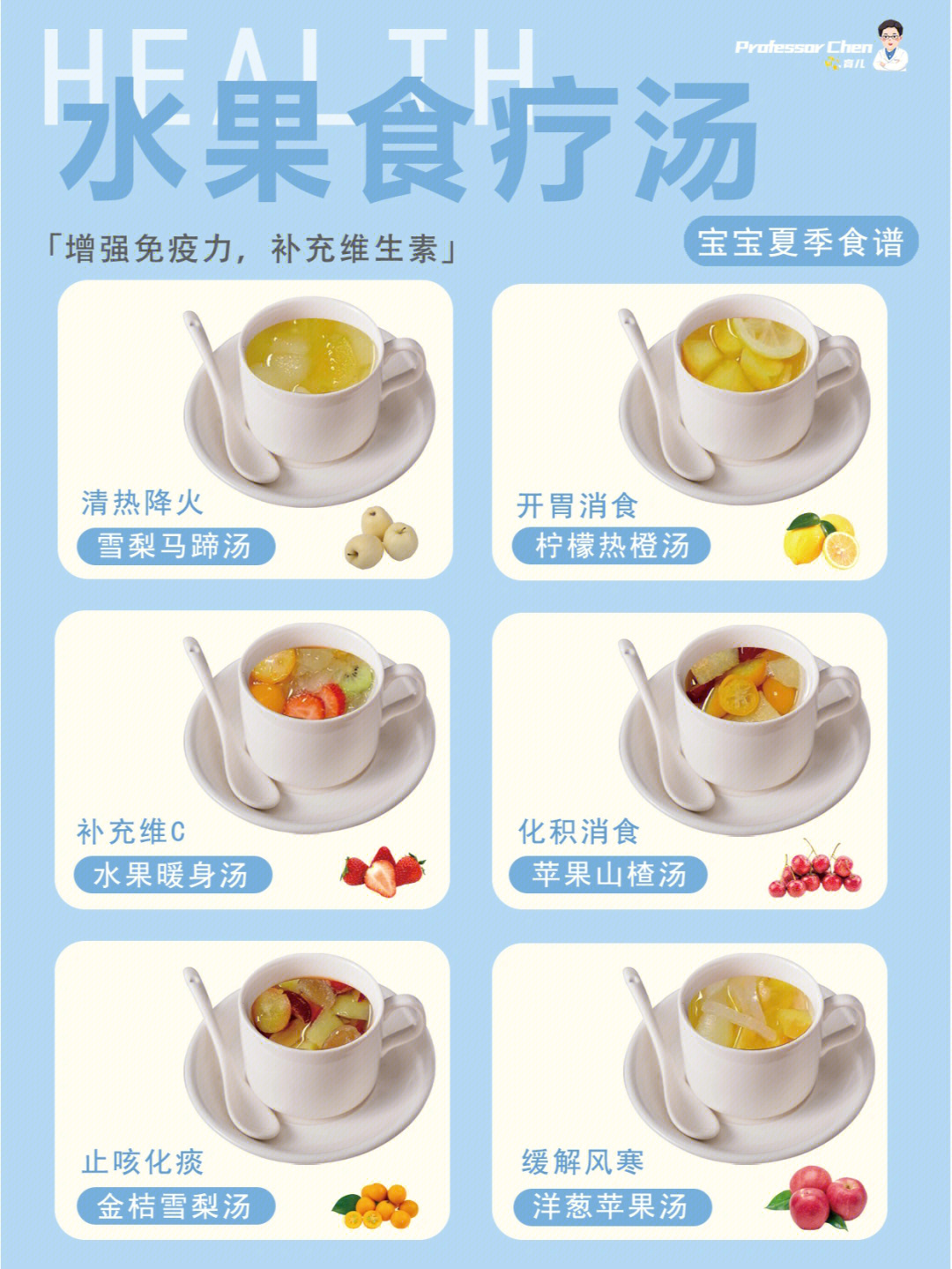 宝宝水果食疗汤增强免疫力补充维生素01