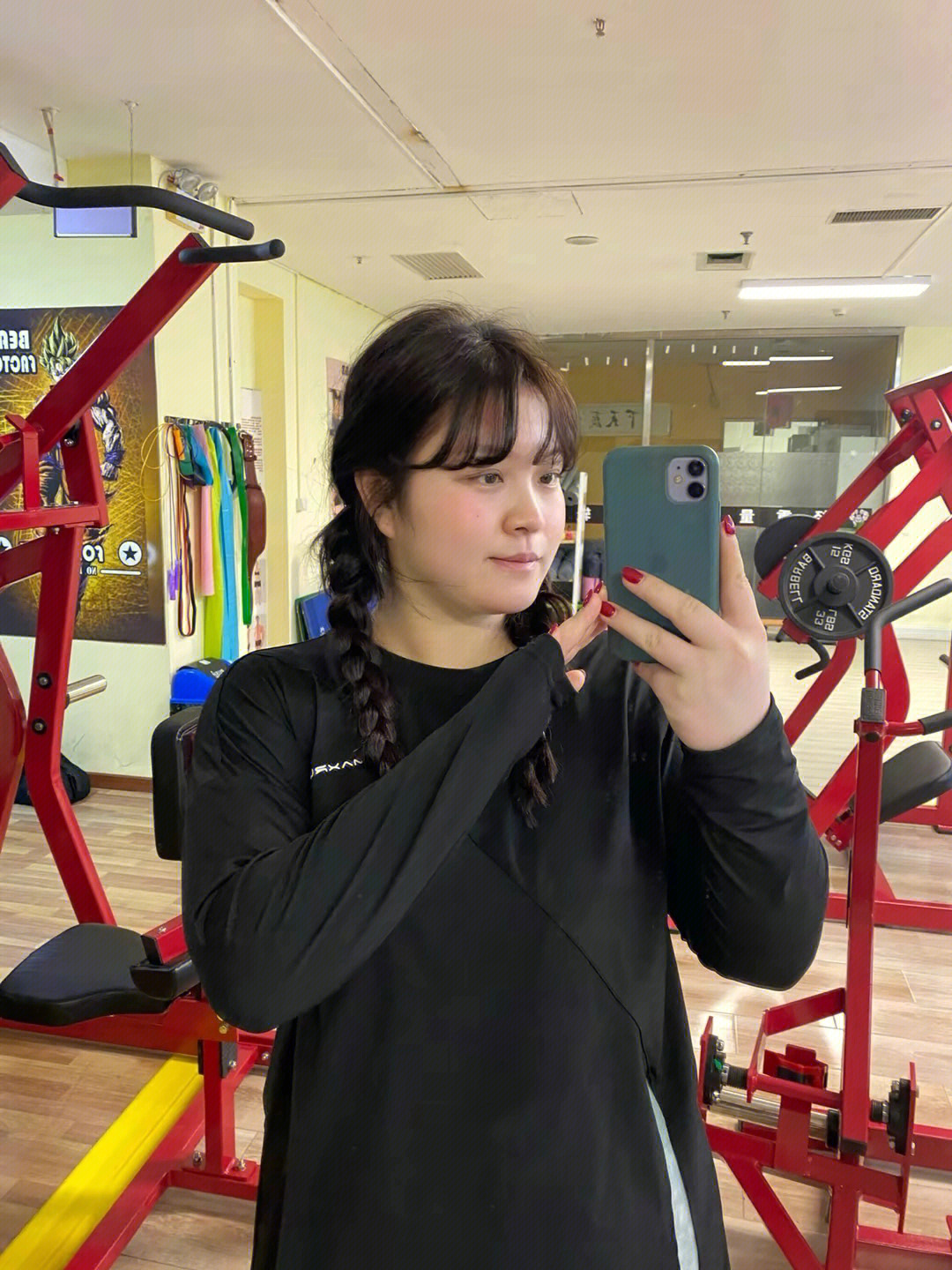 200斤胖女孩健身穿搭第一次去健身房