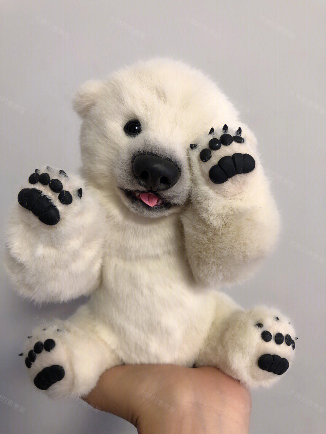 北极熊粘土制作步骤图片