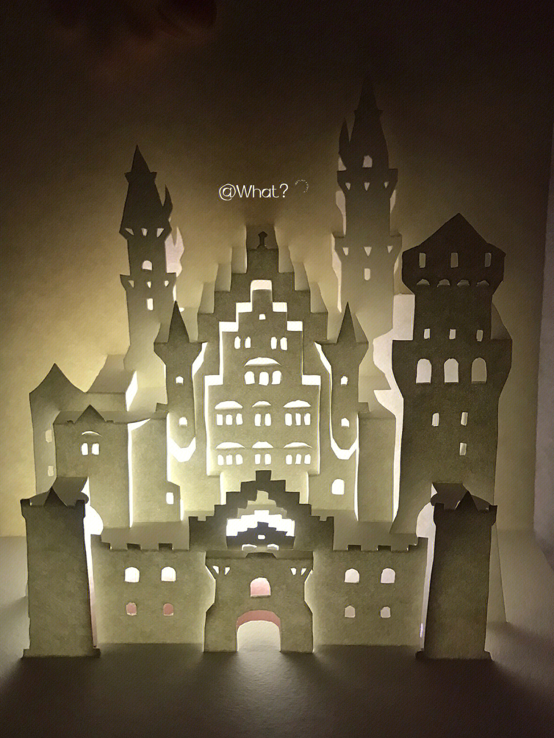 城堡纸雕图纸图片