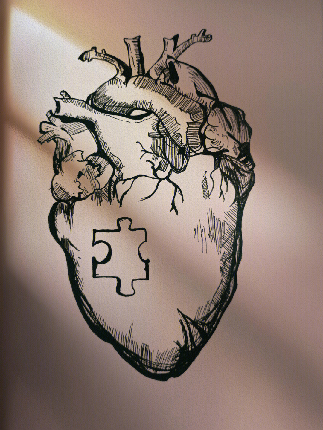 心脏画图手绘创意画图片