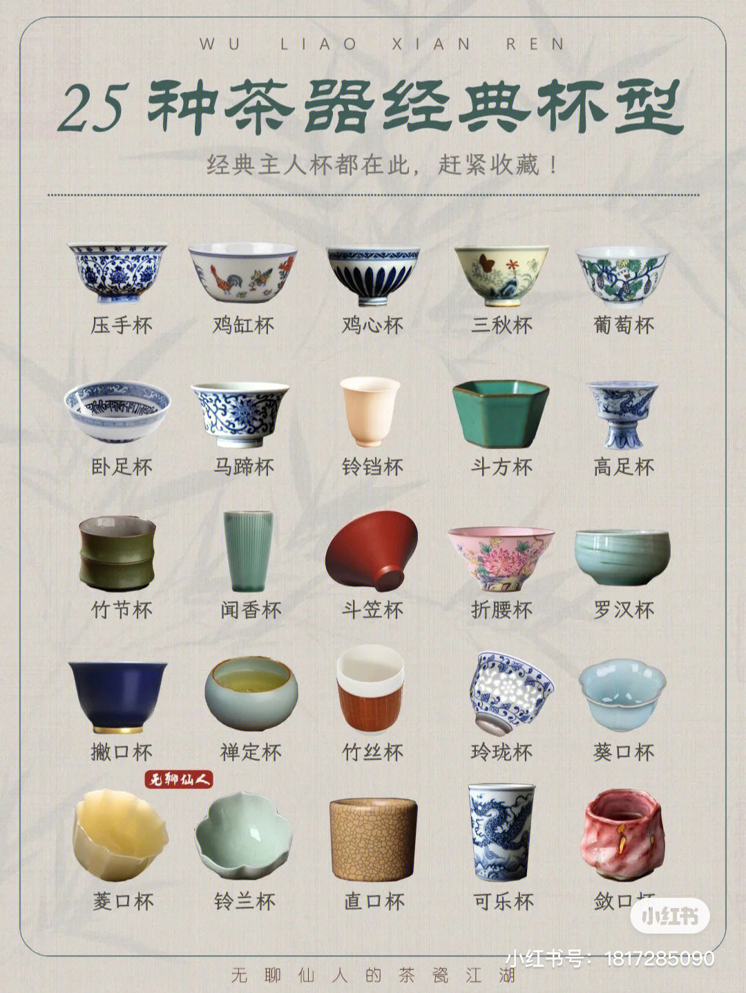 茶杯杯型名称大全图片图片
