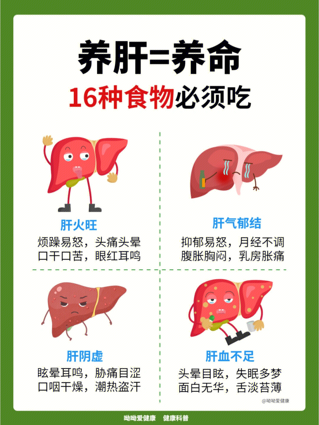 养肝养命6016种护肝食物必须常吃
