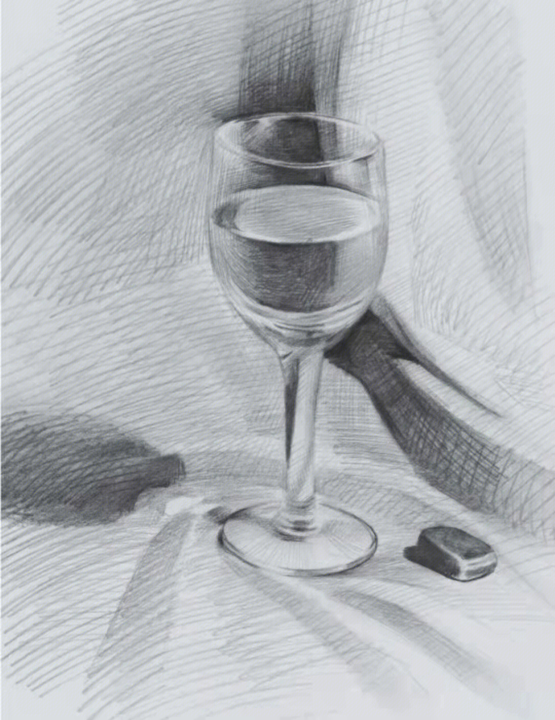 酒杯素描画法步骤图片图片