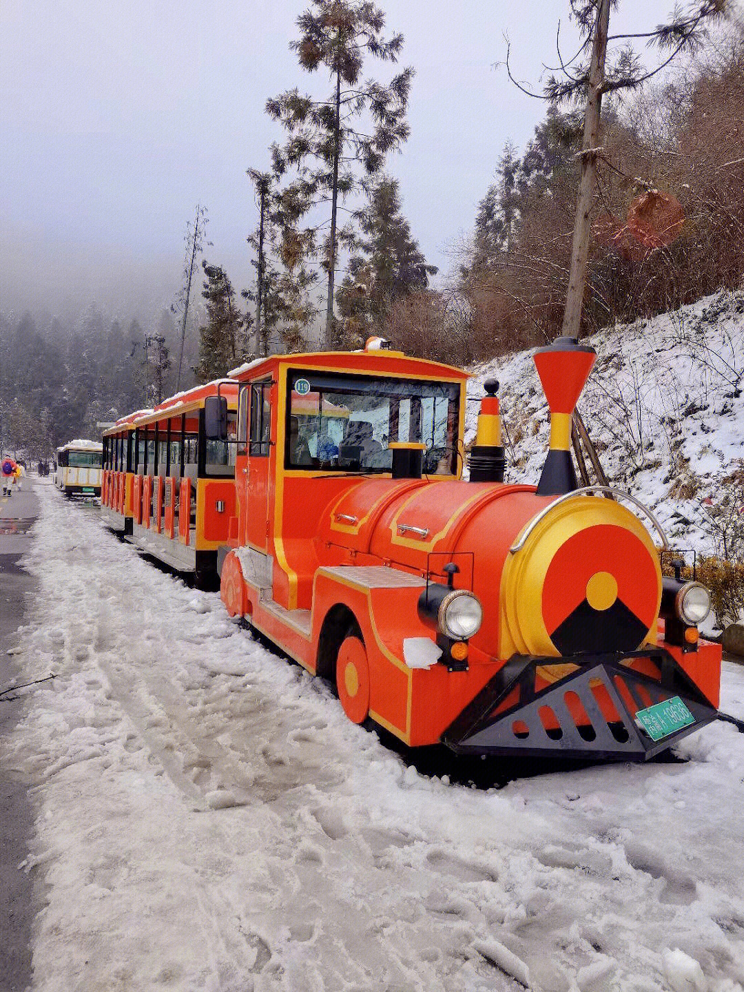 南天湖看雪