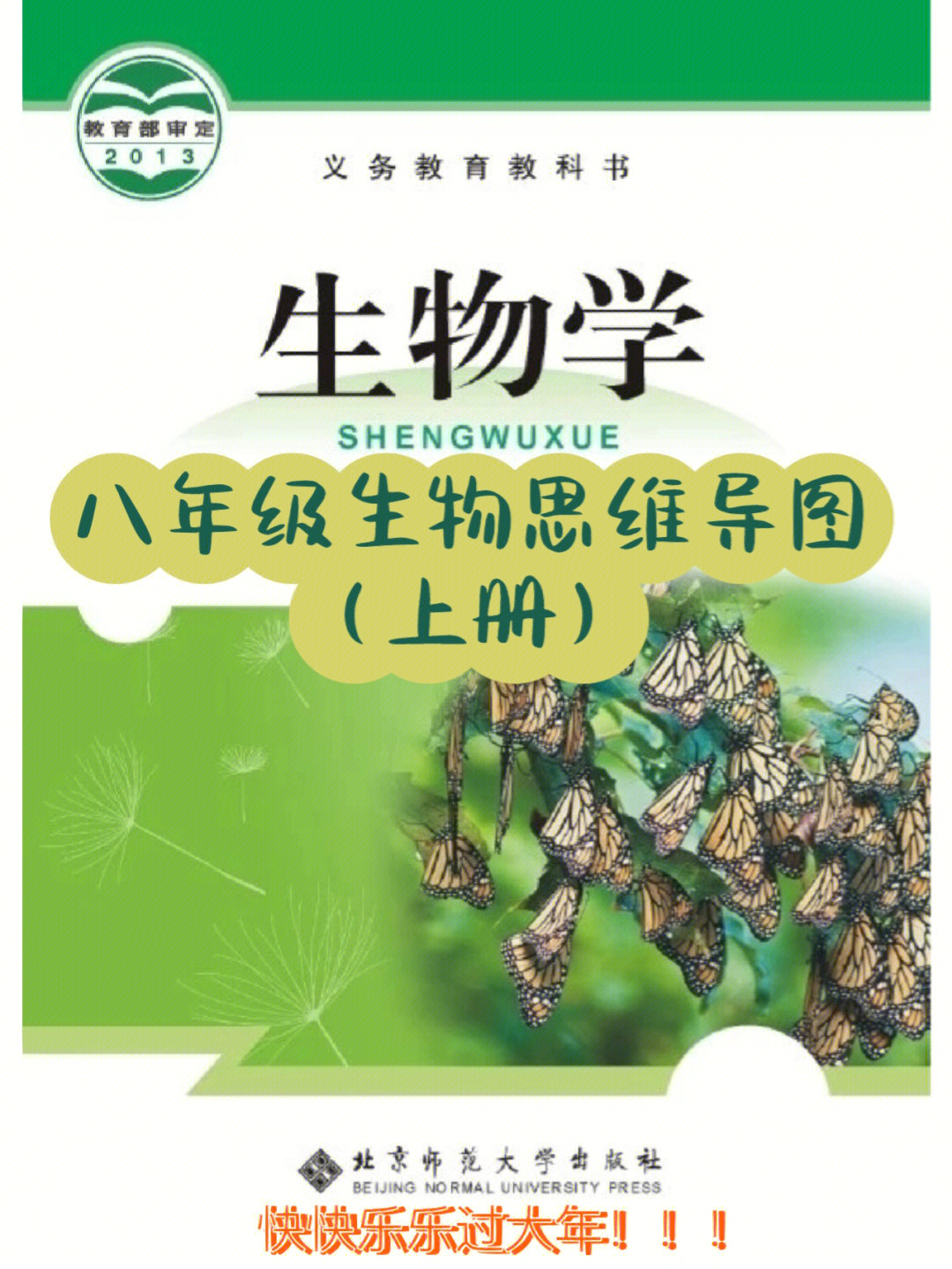 初中生物#思维导图#北师大版初中生物思维导图#八年级上册生物笔记