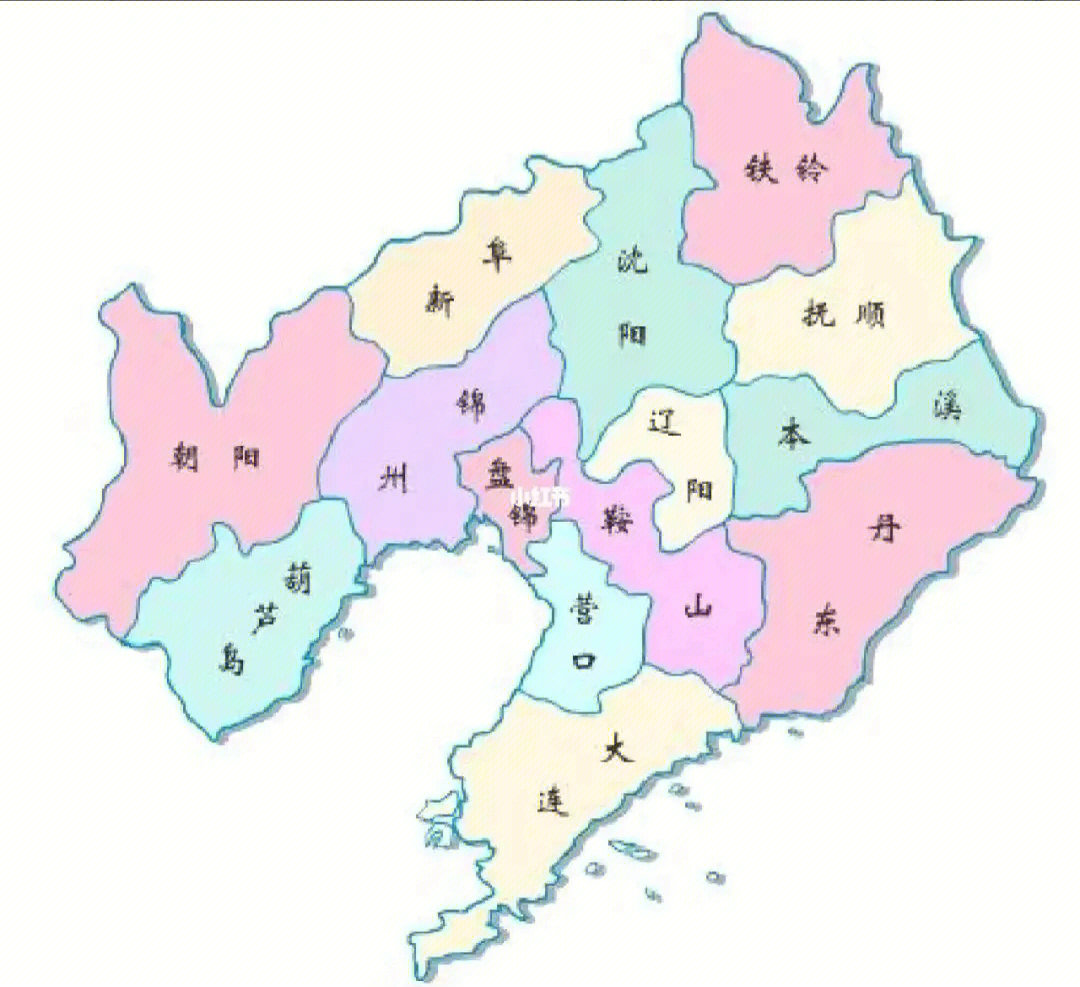 辽宁县域地图图片