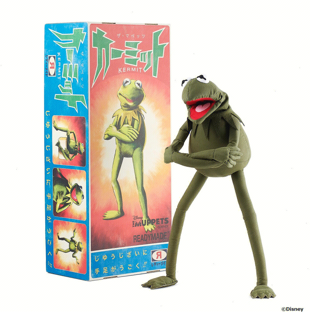 muppets』电影上映10周年,采用电影中出现的kermit the frog打造特别