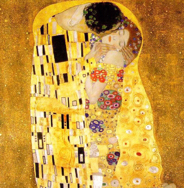 大师杰作gustavklimt吻