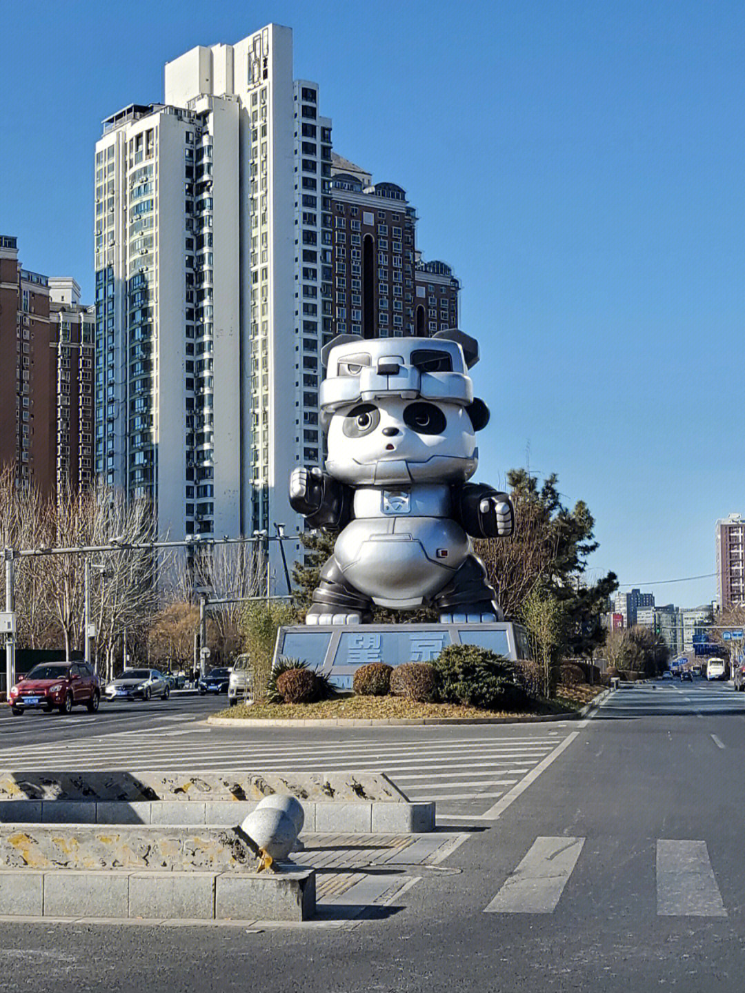 望京大熊猫路口图片