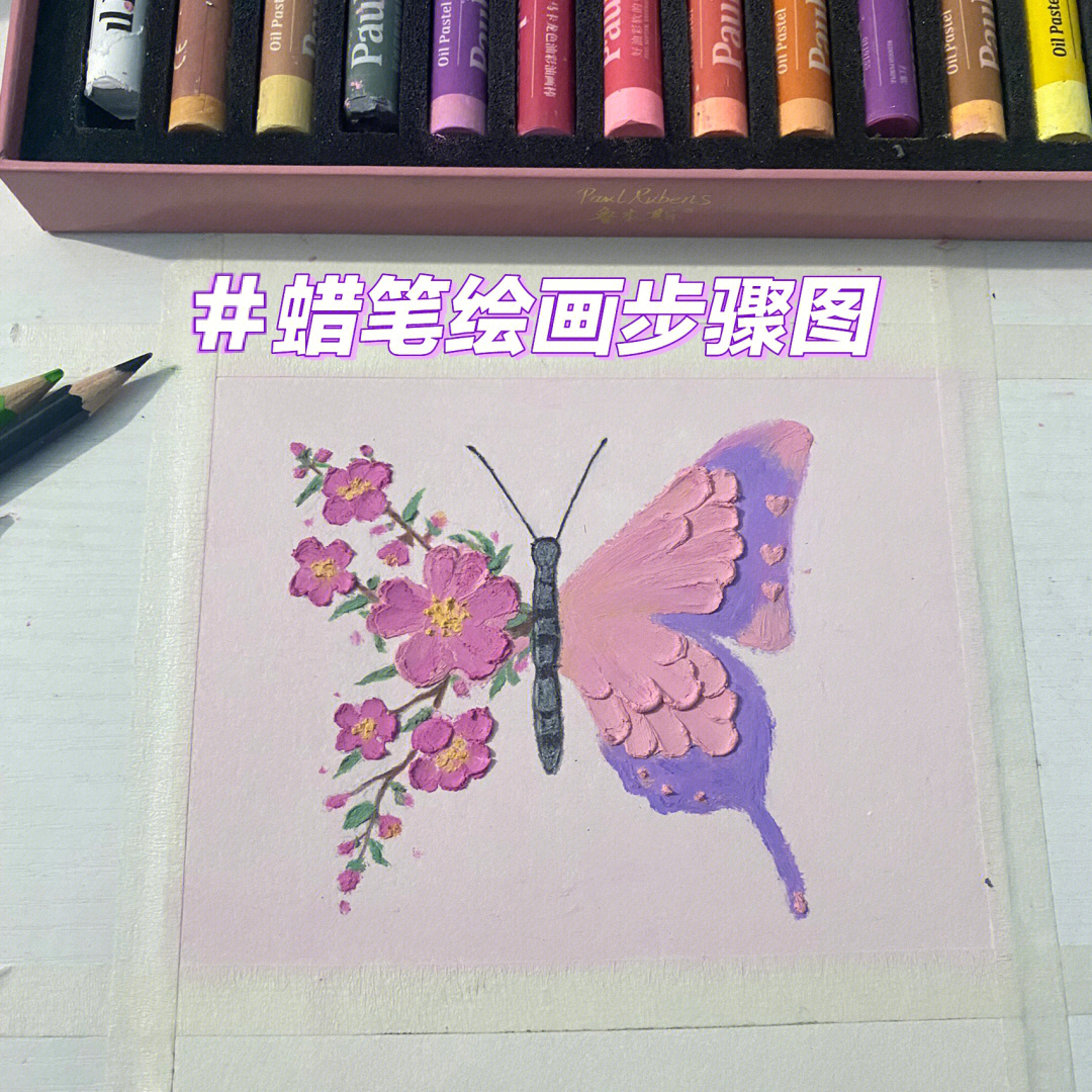 樱花蜡笔图片