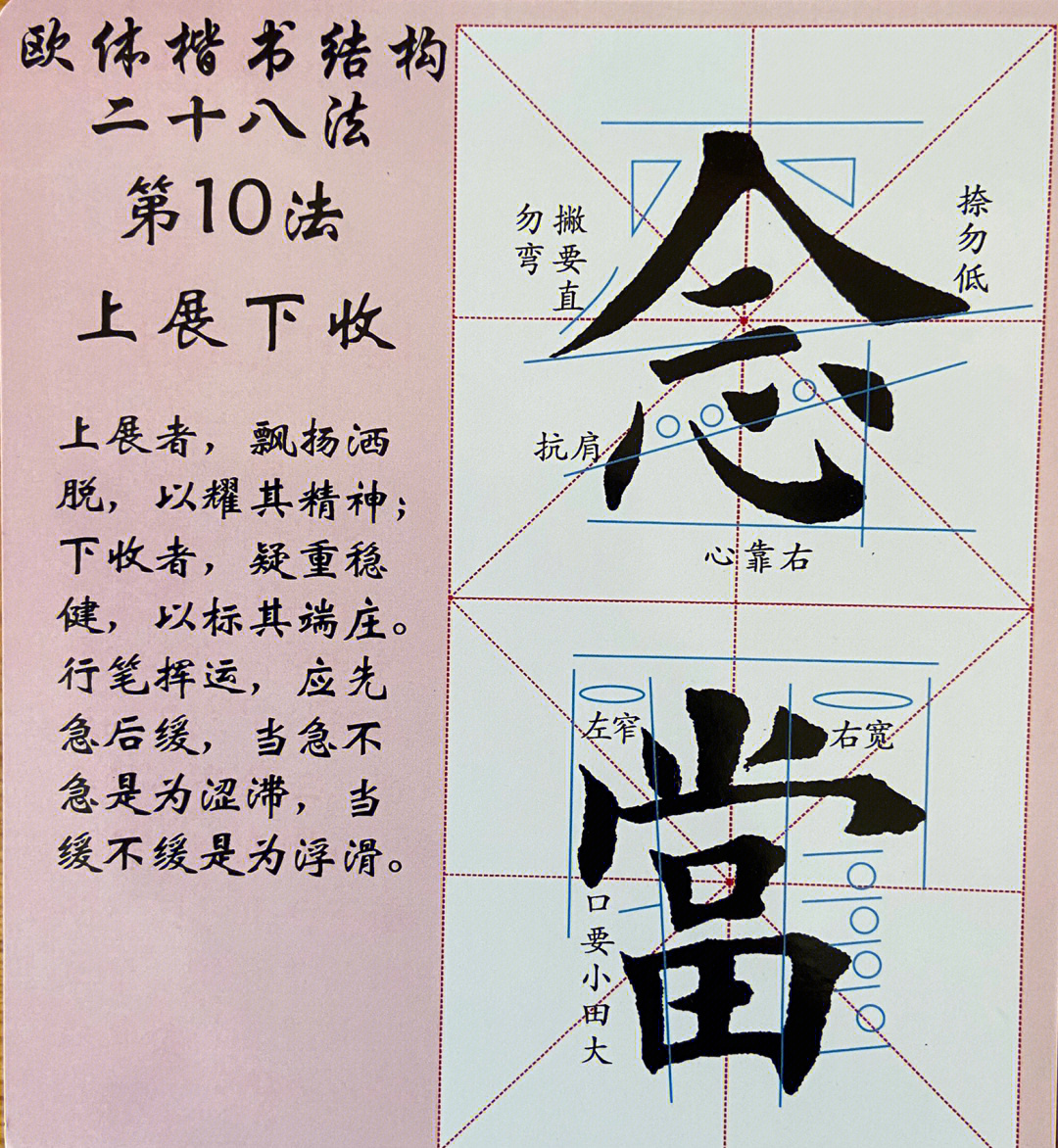 练字方法技巧笔法图片