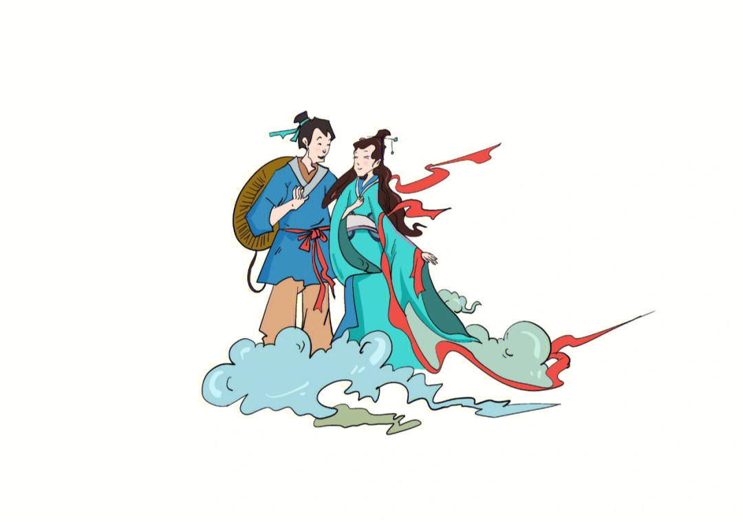 牛郎织女课文插图图片