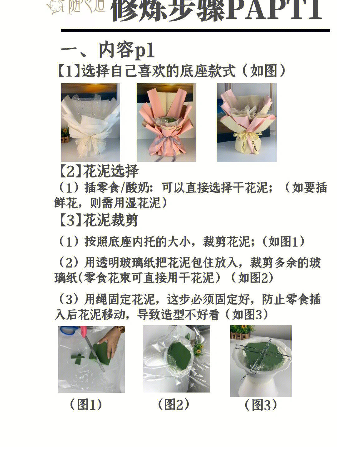 糖果花束的制作方法图片