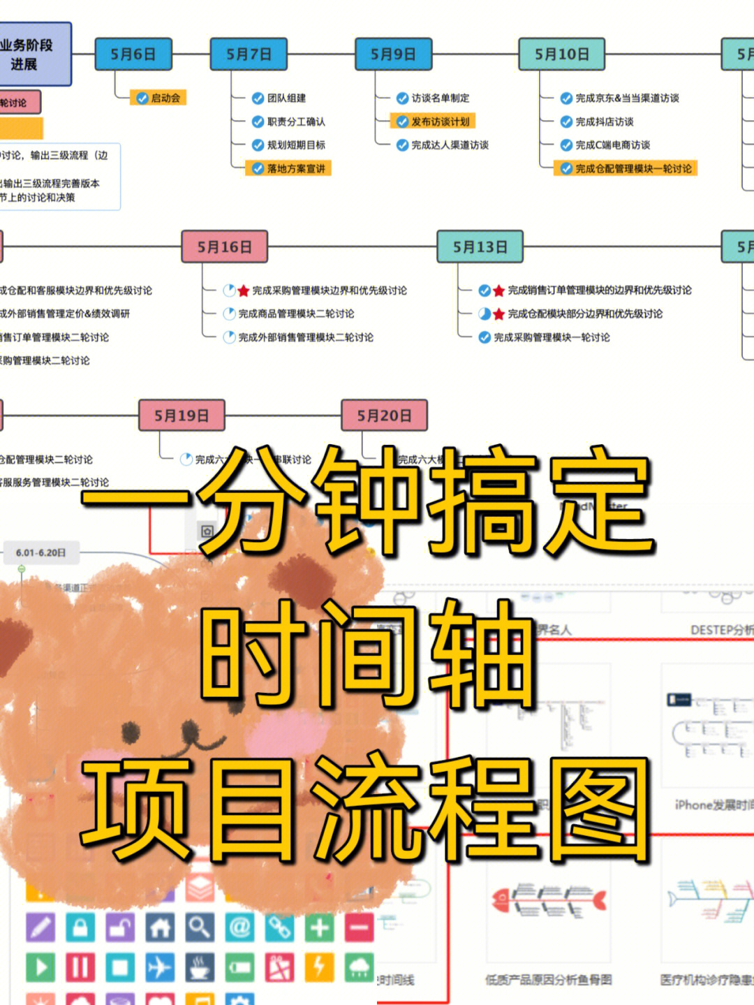 1分钟搞定时间轴模板