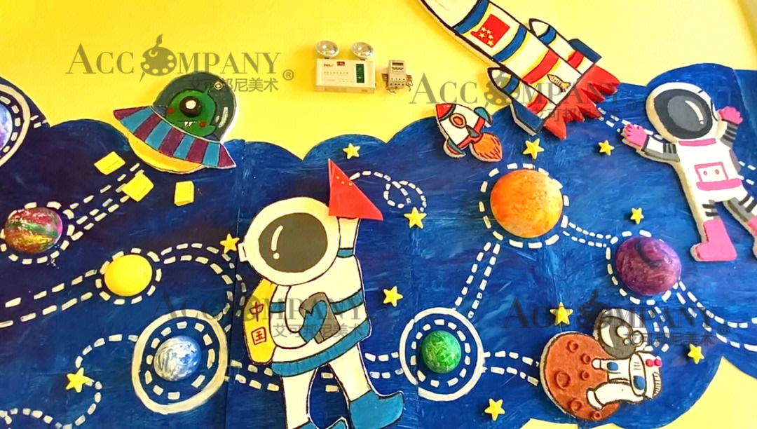 幼儿园神秘的太空主题图片