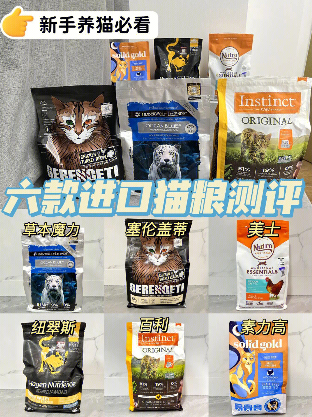 新手养猫必看6款进口猫粮测评