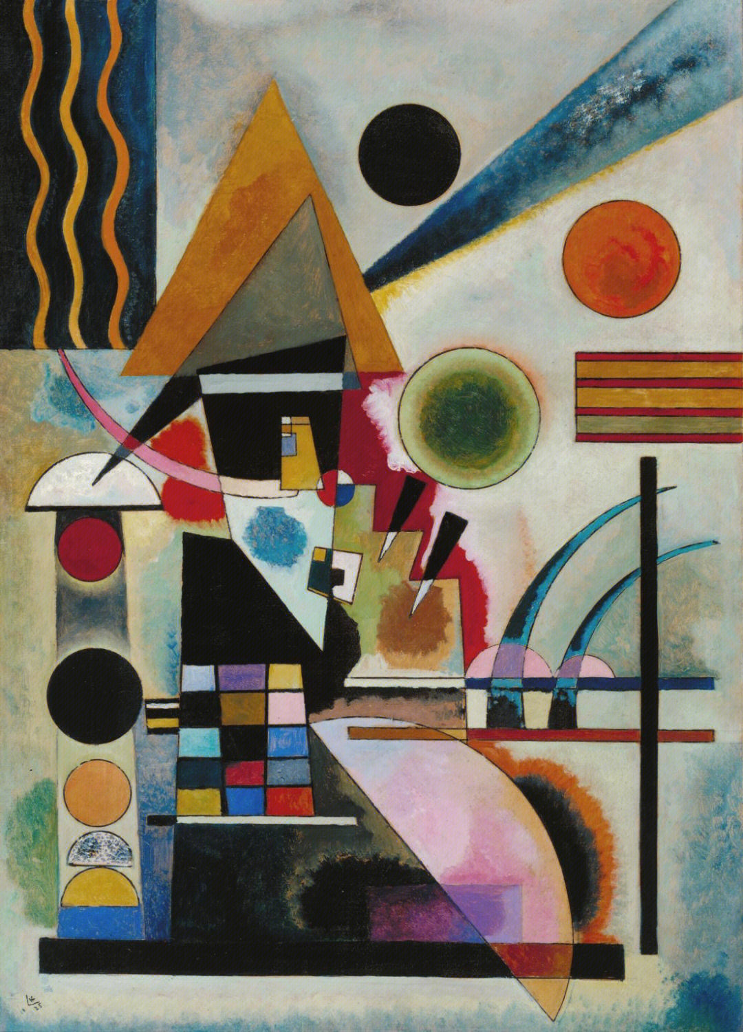 艺术家抽象主义的先驱瓦西里康定斯基