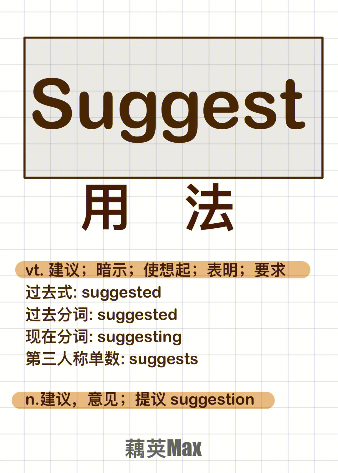 suggest用法