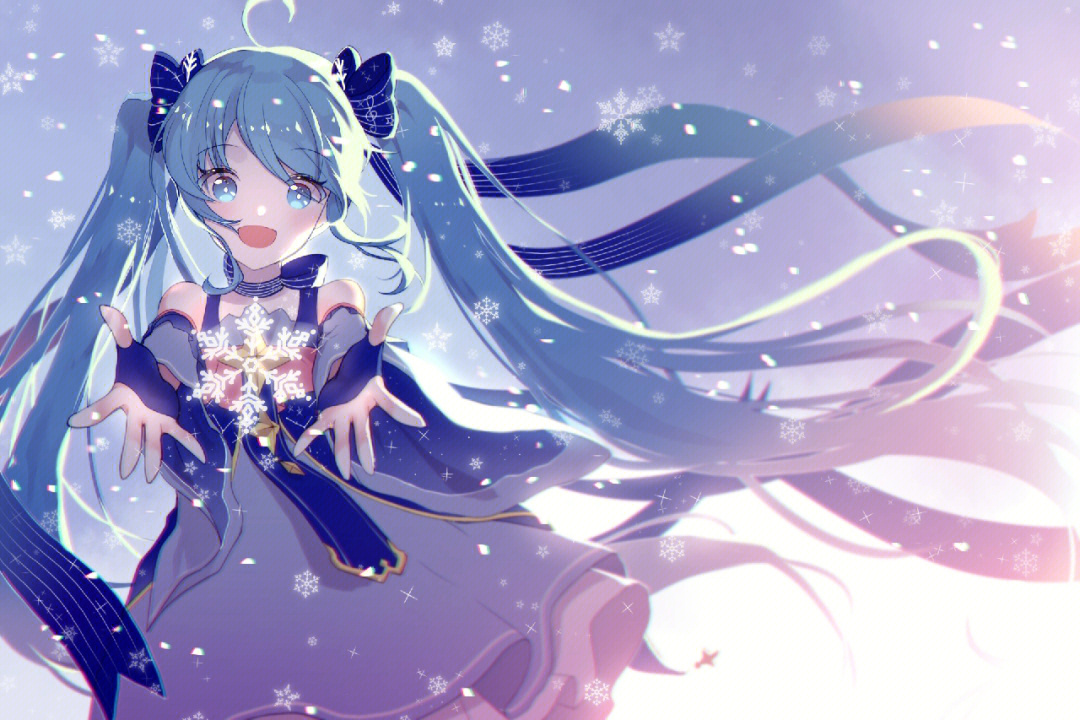 雪[氛围感r#初音#二次元#雪初音