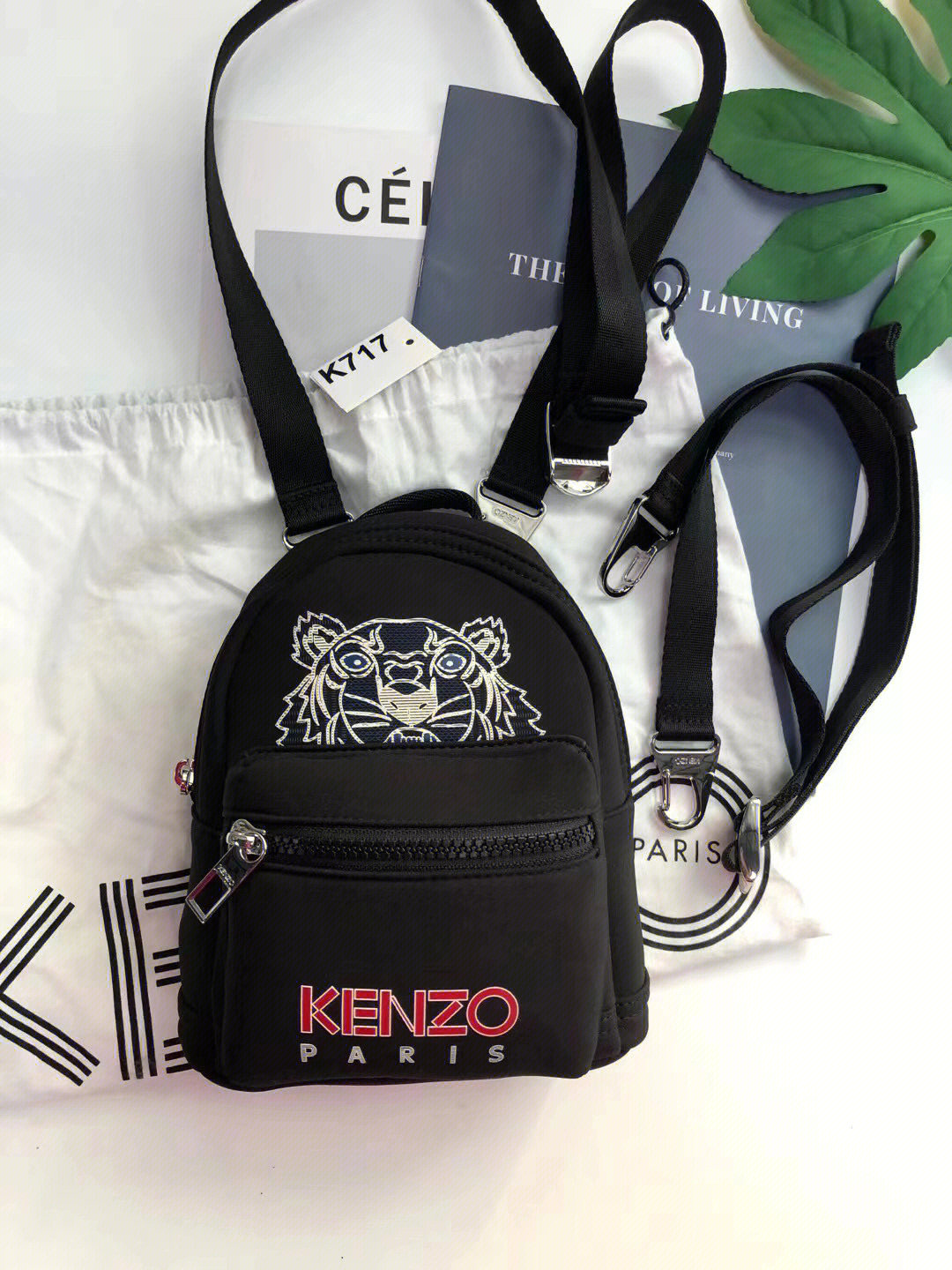 kenzomini双肩背包几乎全新有尘袋