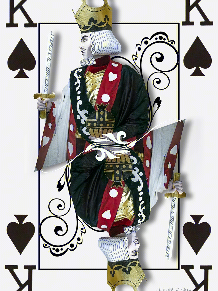 黑桃k扑克牌手机壁纸图片