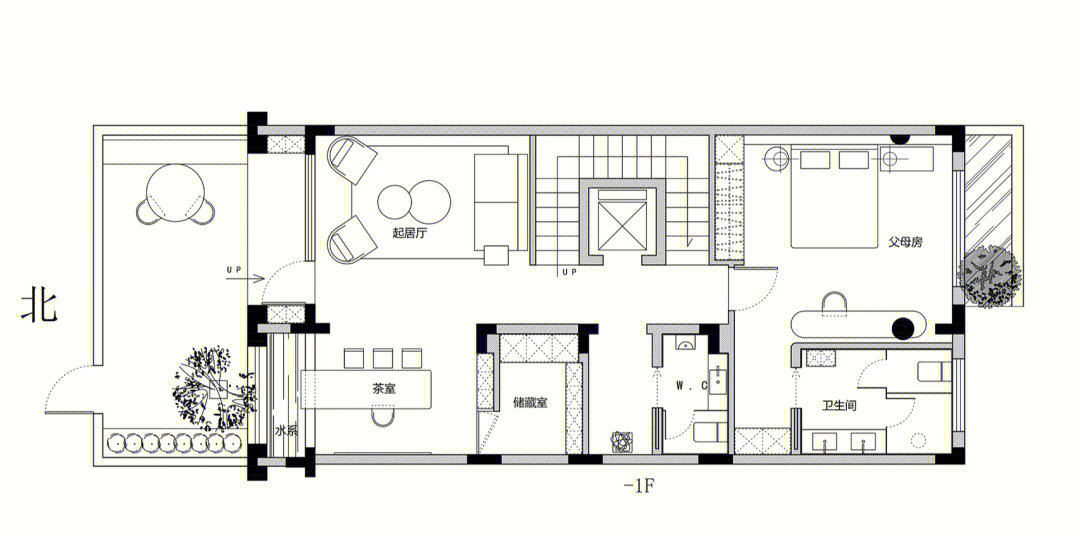 排屋户型图图片