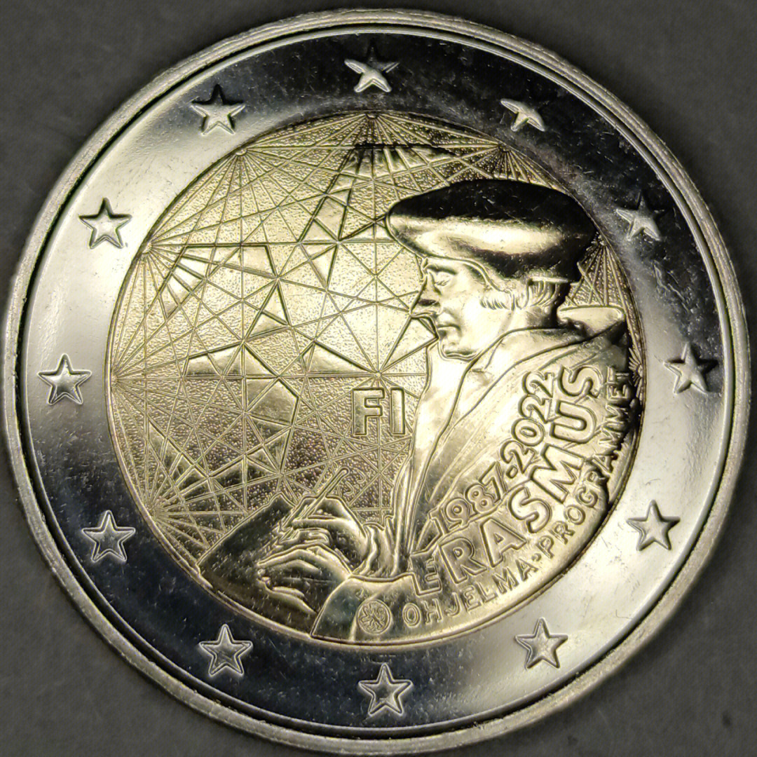 芬兰欧元硬币图片
