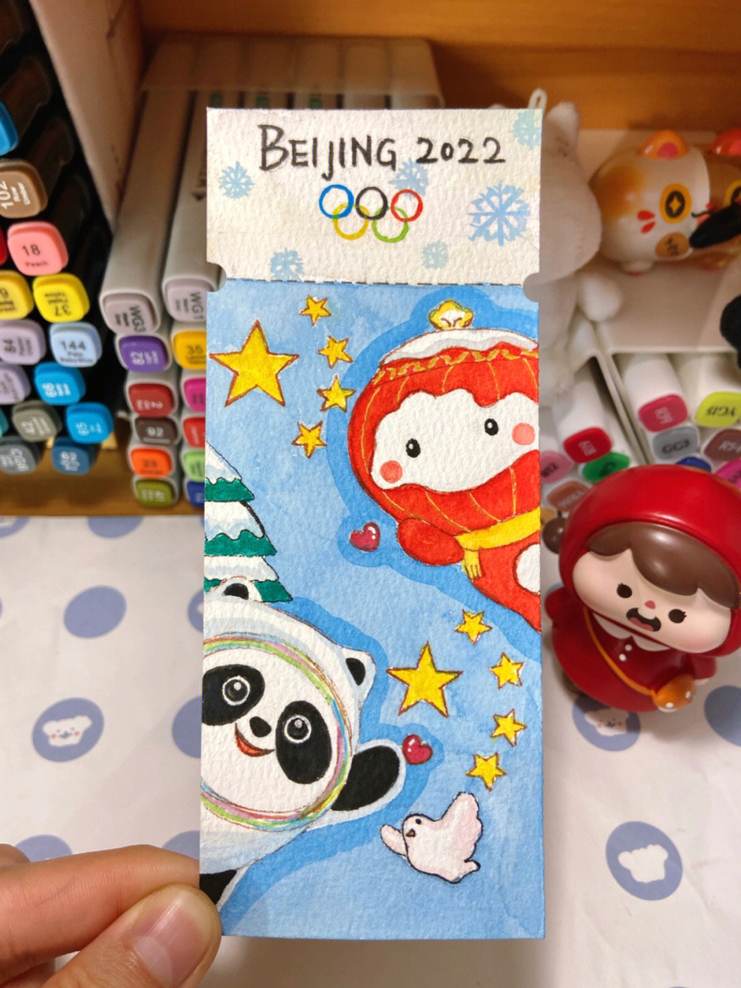 2022年北京冬奥会书签图片