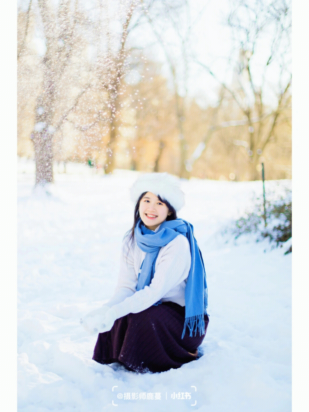 下雪好美啊可我想看樱花了76纽约雪景写真