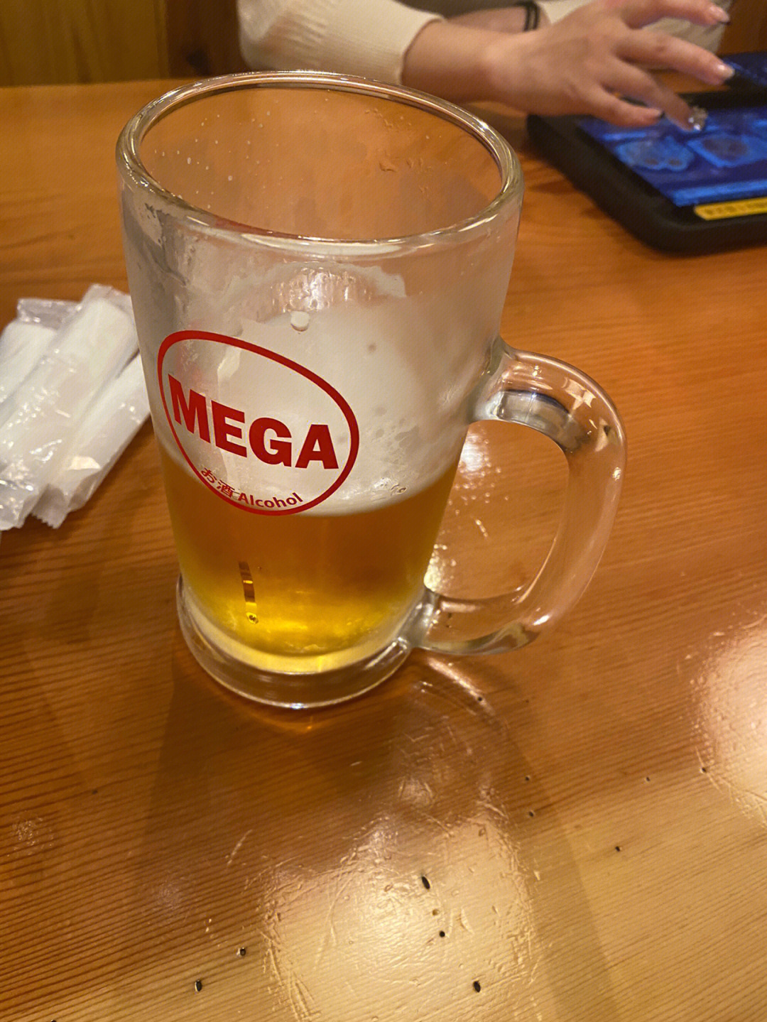 只能喝喝啤酒