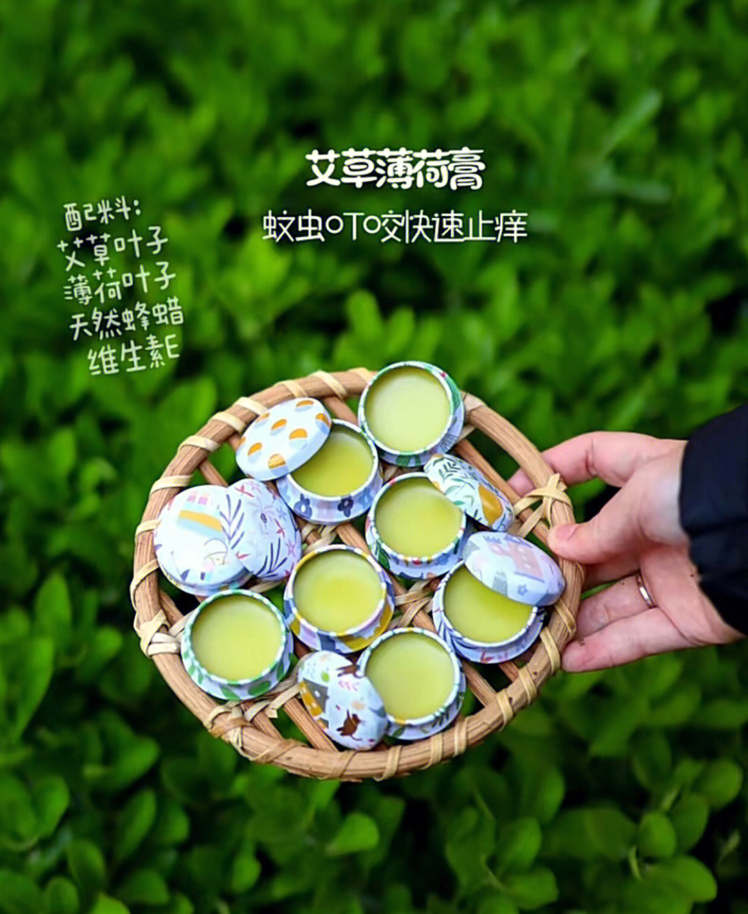 艾草薄荷膏制作方法图片