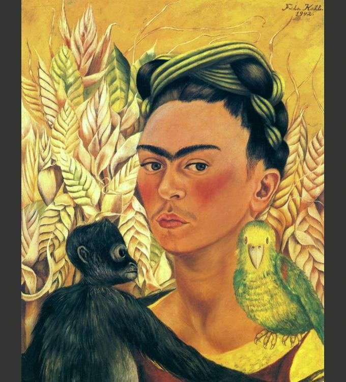 弗里达·卡罗1907-1954墨西哥天才女画家,以上图片为弗里达作品.