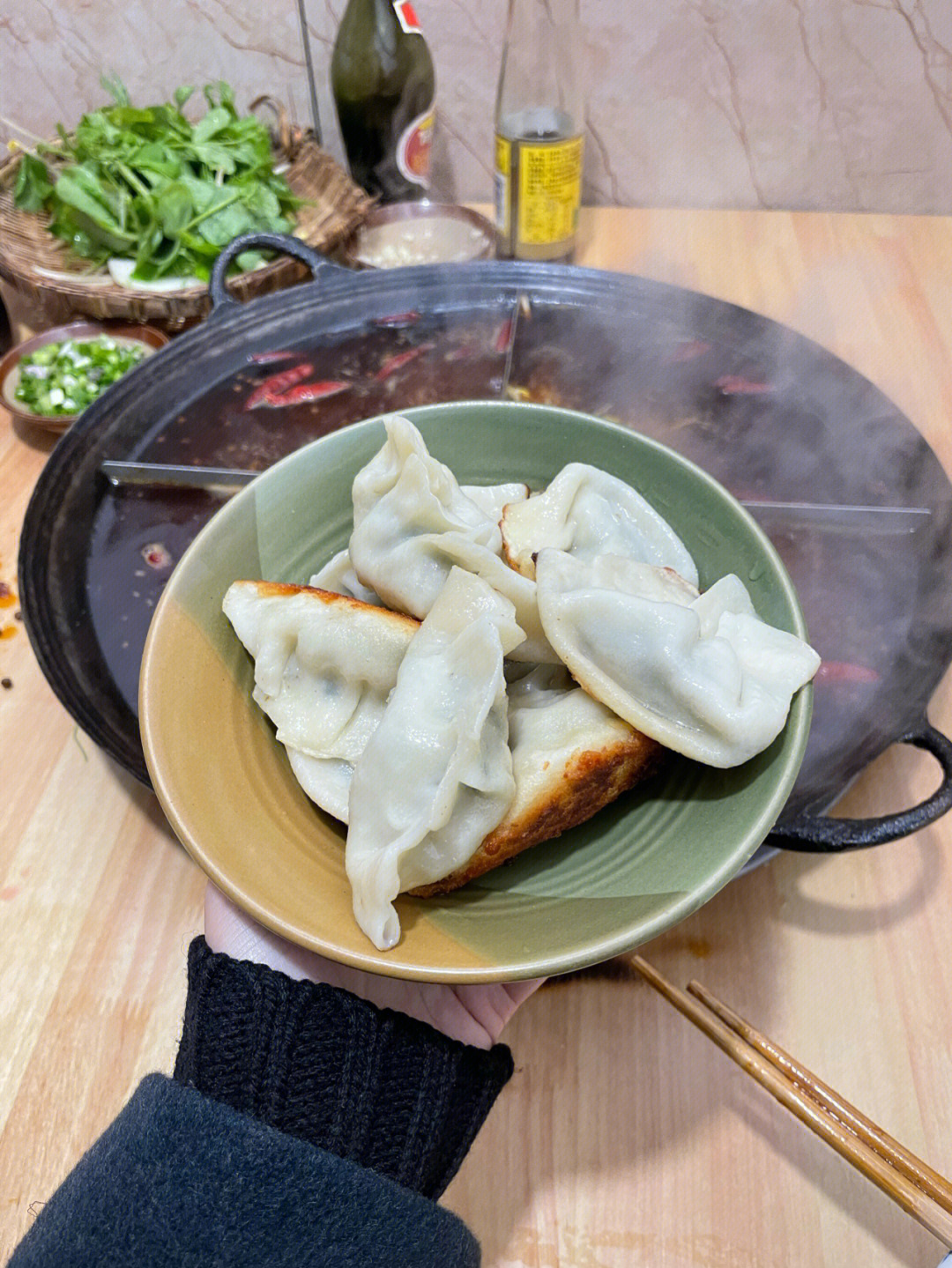 重庆火锅这家火锅馆的饺子09真香