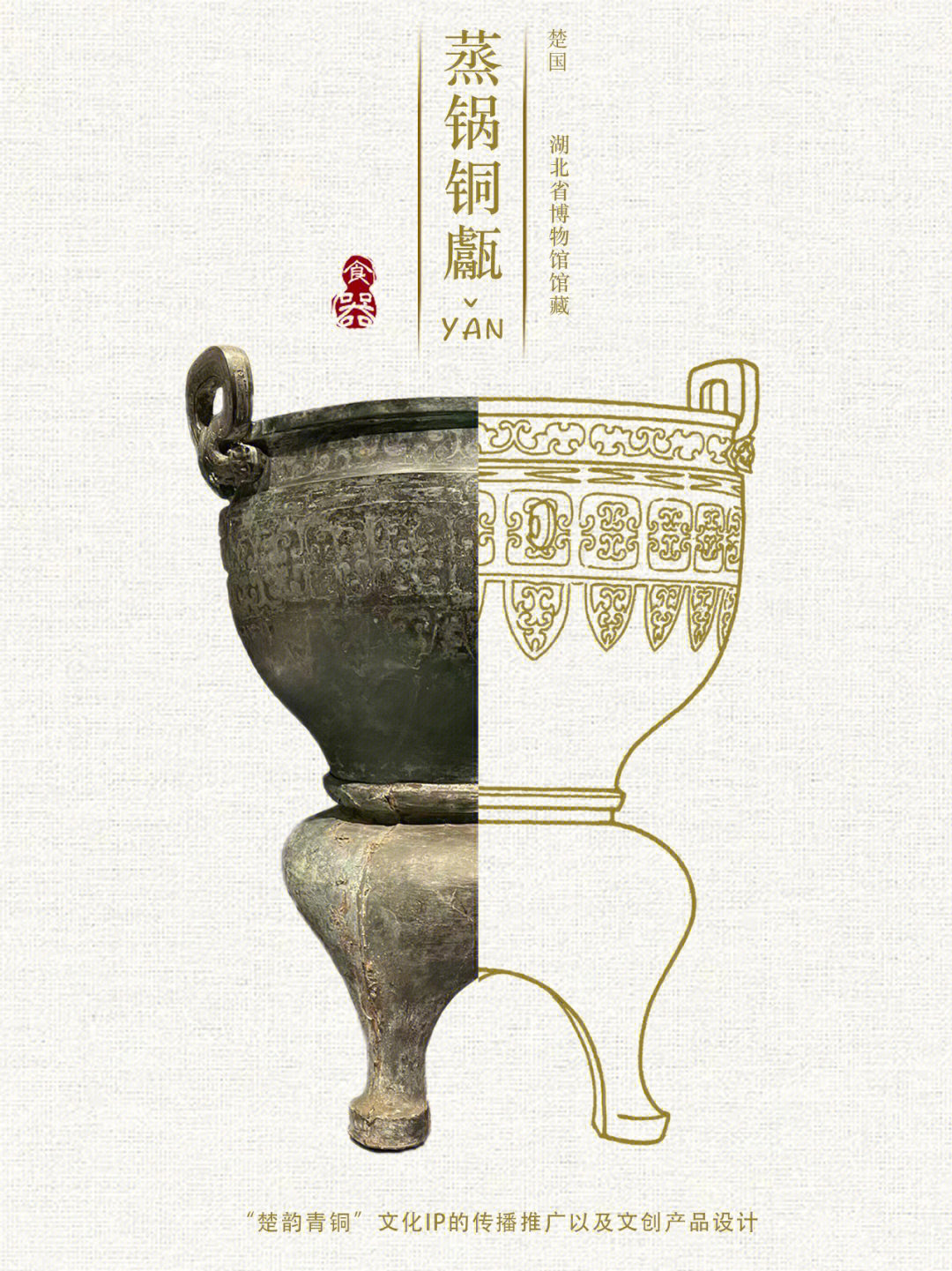 铜甗楚国青铜器湖北省博物馆