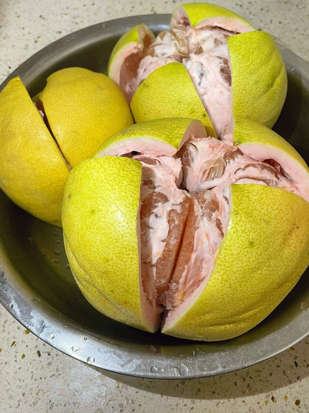 做柚子糖简单洗柚子瓤超烦过程一度崩溃