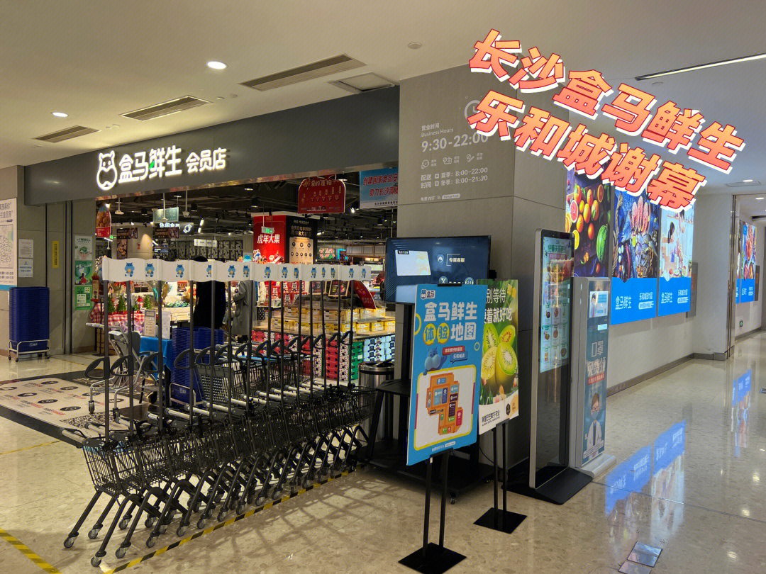 盒马鲜生乐和城店撤店清仓甩卖